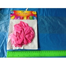 בלונים, ורודים 10 י"ח,איכותי